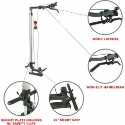 Deals ⌛ Sunny Health And Fitness Sunny Health & Fitness Lat Pull Down Attachment Pulley System For Power Racks 🎁 -sports outdoors shop unnamed file 1009