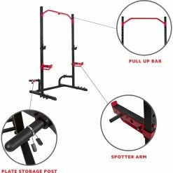 Outlet 💯 Sunny Health And Fitness Power Zone Squat Stand 🎉 -sports outdoors shop unnamed file 1037