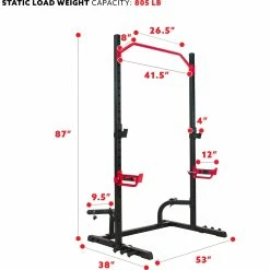 Outlet 💯 Sunny Health And Fitness Power Zone Squat Stand 🎉 -sports outdoors shop unnamed file 1039