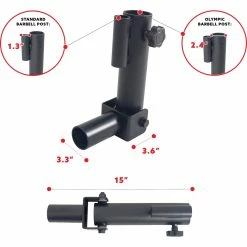 Cheap 🧨 Sunny Health And Fitness Sunny Health & Fitness Landmine Attachment For Power Racks And Cages 🥰 -sports outdoors shop unnamed file 1084