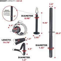 Flash Sale 🎁 Sunny Health And Fitness Sunny Health & Fitness Lat Pull Down Attachment For Power Racks And Cages 😍 -sports outdoors shop unnamed file 1093