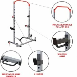 New 🌟 Sunny Health And Fitness Sunny Health & Fitness PowerVersa Squat Stand Rack ✔️ -sports outdoors shop unnamed file 1100
