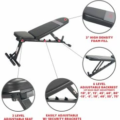 Flash Sale 🎁 Sunny Health And Fitness Sunny Health & Fitness Adjustable Utility Weight Bench With 430 Lb. Max Weight 🔔 13 Flash Sale 🎁 Sunny Health And Fitness Sunny Health & Fitness Adjustable Utility Weight Bench With 430 Lb. Max Weight 🔔 -sports outdoors shop unnamed file 1124