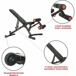 Coupon ⭐ Sunny Health And Fitness Sunny Health & Fitness Fully Adjustable Power Zone Utility Heavy Duty Weight Bench 💯 -sports outdoors shop unnamed file 1149