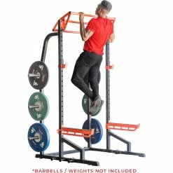 Coupon 🌟 Sunny Health And Fitness Sunny Health & Fitness Power Zone Half Rack Heavy Duty Performance Power Cage 🎉 -sports outdoors shop unnamed file 1168