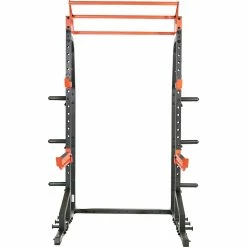 Coupon 🌟 Sunny Health And Fitness Sunny Health & Fitness Power Zone Half Rack Heavy Duty Performance Power Cage 🎉 -sports outdoors shop unnamed file 1169