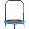 Brand new 🤩 UpperBounce 40 In. Mini Foldable Rebounder Fitness Trampoline With Handrail ⌛ -sports outdoors shop unnamed file 1359