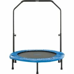 Brand new 🤩 UpperBounce 40 In. Mini Foldable Rebounder Fitness Trampoline With Handrail ⌛
