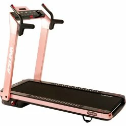 New 🎉 Sunny Health And Fitness SpaceFlex Motorized Treadmill Pink ⌛