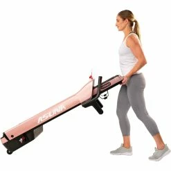 New 🎉 Sunny Health And Fitness SpaceFlex Motorized Treadmill Pink ⌛ -sports outdoors shop unnamed file 1431