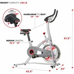 Flash Sale 😉 Sunny Health And Fitness Sunny Health & Fitness Indoor Cycling Bike With Magnetic Resistance 🌟 -sports outdoors shop unnamed file 1477