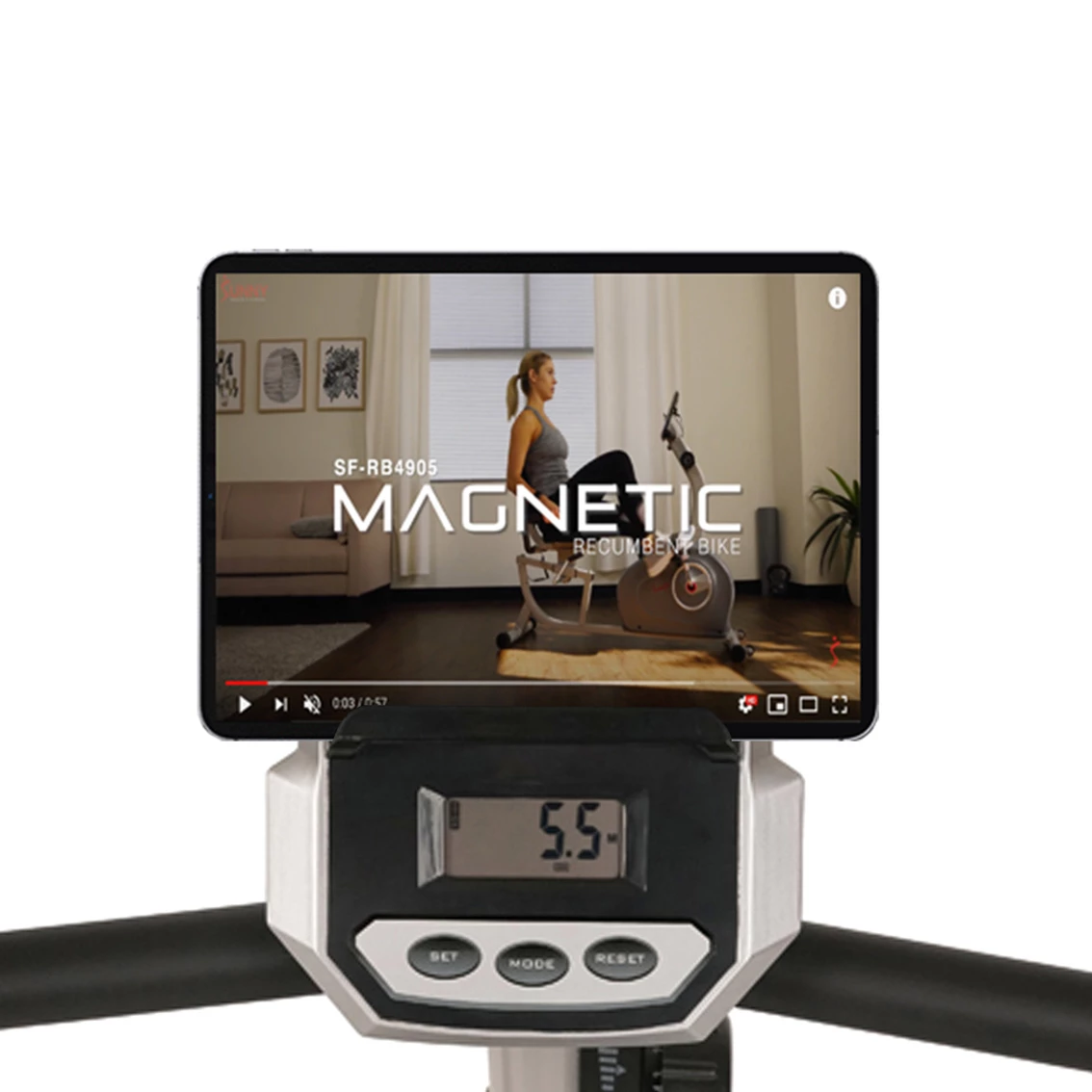 Budget ⌛ Sunny Health And Fitness Sunny Health & Fitness Magnetic Recumbent Exercise Bike ✔️ 7 Budget ⌛ Sunny Health And Fitness Sunny Health & Fitness Magnetic Recumbent Exercise Bike ✔️ - Image 5