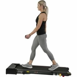 Flash Sale 👍 Sunny Health And Fitness Sunny Health & Fitness Slim Folding Treadmill Trekpad With Arm Exercisers 😉 -sports outdoors shop unnamed file 1775