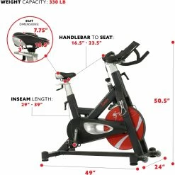 Best Pirce 🌟 Sunny Health And Fitness Sunny Health & Fitness Evolution Pro II Magnetic Belt Drive Indoor Cycling Bike 🎁 -sports outdoors shop unnamed file 1948