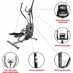 Brand new 🌟 Sunny Health And Fitness Sunny Health & Fitness Climbing Cross Trainer Elliptical Stepper Machine 🛒 -sports outdoors shop unnamed file 1996