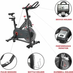 Flash Sale ⌛ Sunny Health And Fitness Sunny Health & Fitness Pro II Magnetic Indoor Cycling Bike 😉 -sports outdoors shop unnamed file 2006