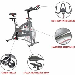 Cheapest 😀 Sunny Health And Fitness Magnetic Belt Drive Indoor Cycling Bike 😀 -sports outdoors shop unnamed file 2017