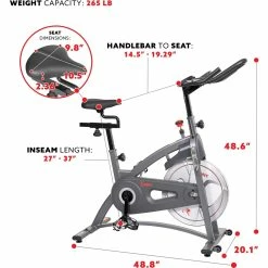 Cheapest 😀 Sunny Health And Fitness Magnetic Belt Drive Indoor Cycling Bike 😀 -sports outdoors shop unnamed file 2019