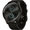 Buy 👍 Garmin Men's / 👩 Women's Vivomove Style Graphite Nylon Band Smartwatch 010-02240-03 😀 -sports outdoors shop unnamed file 203