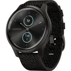 Buy 👍 Garmin Men's / 👩 Women's Vivomove Style Graphite Nylon Band Smartwatch 010-02240-03 😀