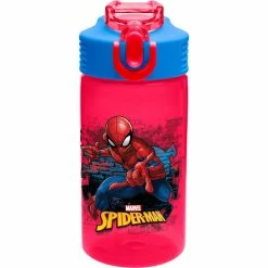 Budget ❤️ Zak Marvel Comics BPA Free 16 Oz. Water Bottle For Kids, Spider-Man ⌛