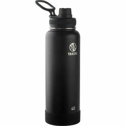 Coupon ⭐ Takeya Actives Insulated 40 Oz. Stainless Steel Bottle With Spout Lid 🔔 -sports outdoors shop unnamed file 2273