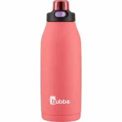 Outlet 🔥 Bubba 40 Oz. Radiant Stainless Steel Rubberized Water Bottle, Electric Berry ✔️