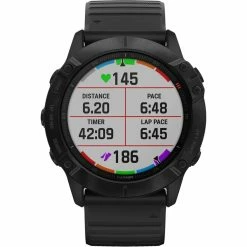 Coupon 🤩 Garmin Men's / 👩 Women's Fenix 6X Pro Black With Black Band 010-02157-00 ❤️ -sports outdoors shop unnamed file 260