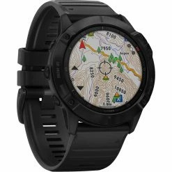 Coupon 🤩 Garmin Men's / 👩 Women's Fenix 6X Pro Black With Black Band 010-02157-00 ❤️ -sports outdoors shop unnamed file 262