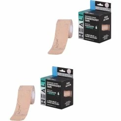 Best deal 😀 Heali Crackle Kinesiology Tape Infused With Magnesium & Menthol 2 Pk. 💯