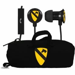 Cheap 😉 AudioSpice 1st Cavalry Division Scorch Earbuds With Mic And BudBag ⭐