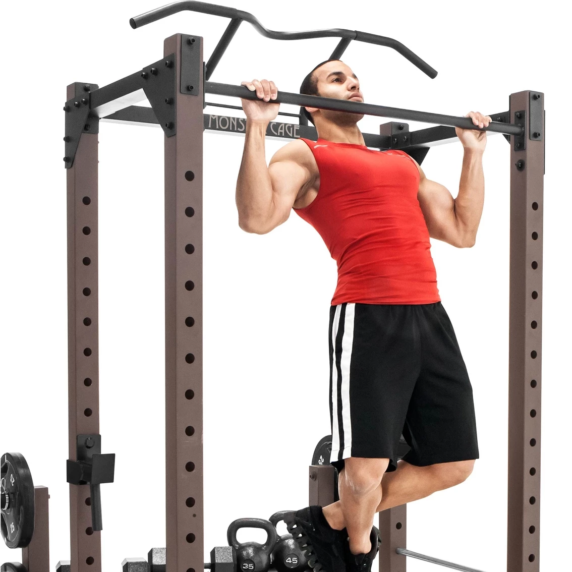 Discount ๐ฏ Marcy Steel Body Deluxe Cage System With Dumbbell And Plate Storage Rack ๐ 4 Discount ๐ฏ Marcy Steel Body Deluxe Cage System With Dumbbell And Plate Storage Rack ๐ - Image 2