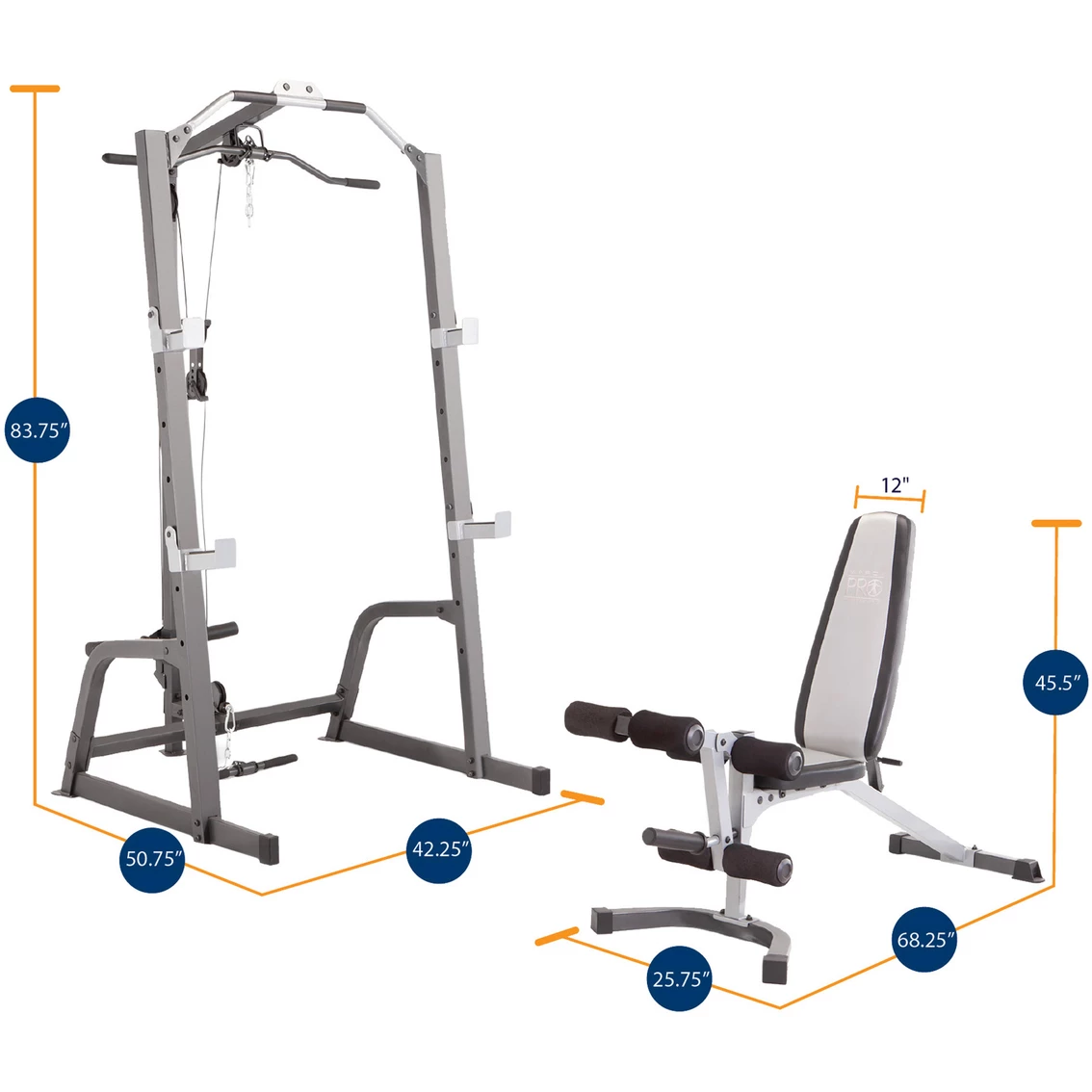 Flash Sale 😍 Marcy Pro Deluxe Cage System With Weight Lifting Bench 🎉 5 Flash Sale 😍 Marcy Pro Deluxe Cage System With Weight Lifting Bench 🎉 - Image 3