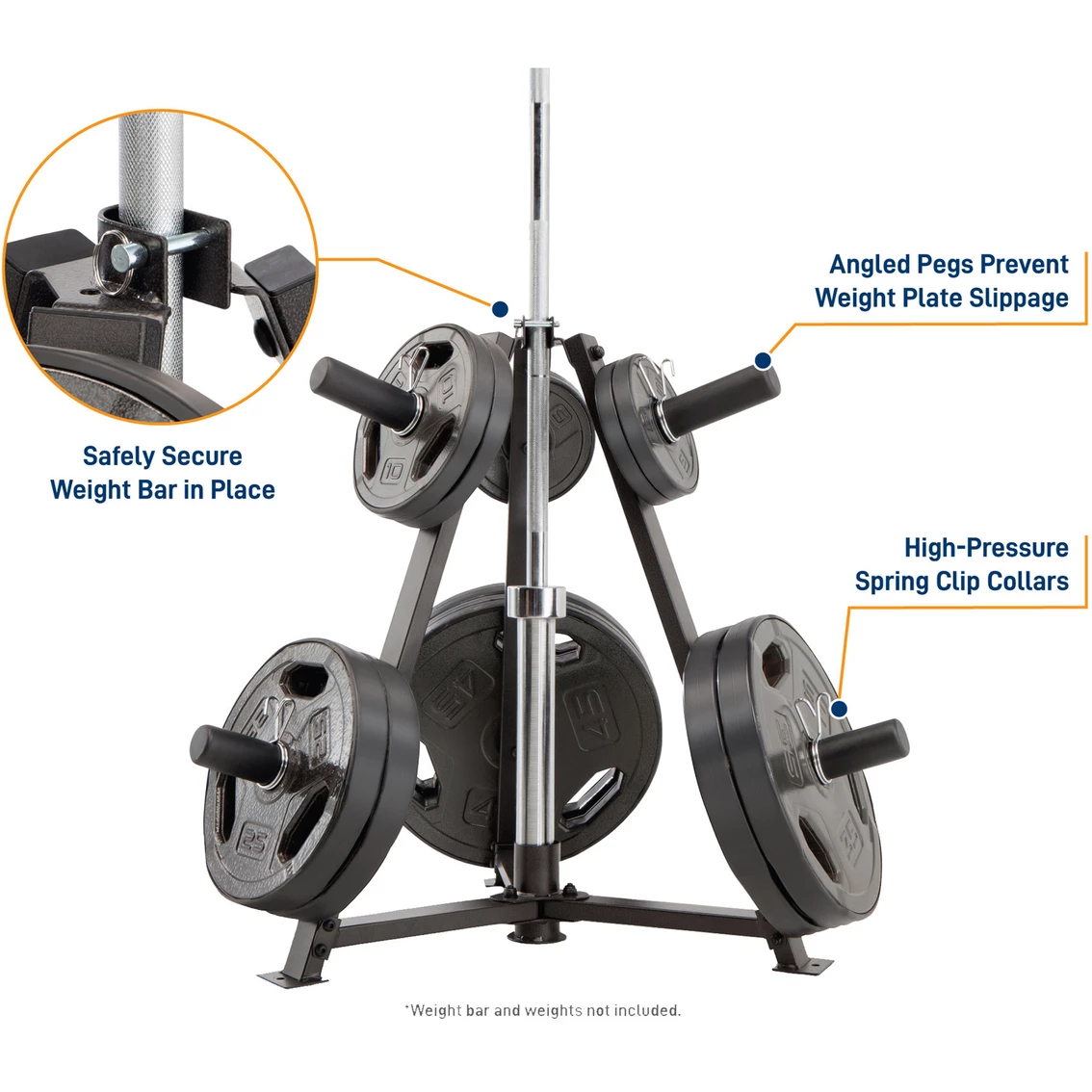 Outlet ๐ฅฐ Marcy 6 Peg Olympic Weight Plate Tree And Vertical Bar Holder โญ 8 Outlet ๐ฅฐ Marcy 6 Peg Olympic Weight Plate Tree And Vertical Bar Holder โญ - Image 6