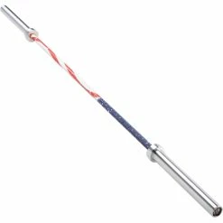 Deals 😉 Marcy Steel Body 7.2 Ft. Red White And Blue USA Flag 45 Lb. Olympic Barbell 👏