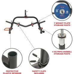 Cheapest 😉 Sunny Health And Fitness Sunny Health & Fitness Multi-Weight Plate And Barbell Rack Storage Stand ⌛ -sports outdoors shop unnamed file 982